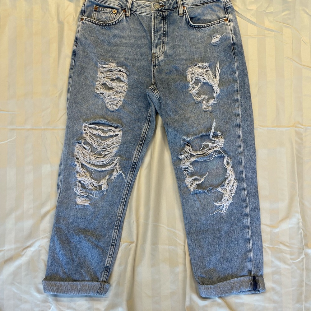 Topshop Moto Hayden Light Blue Denim